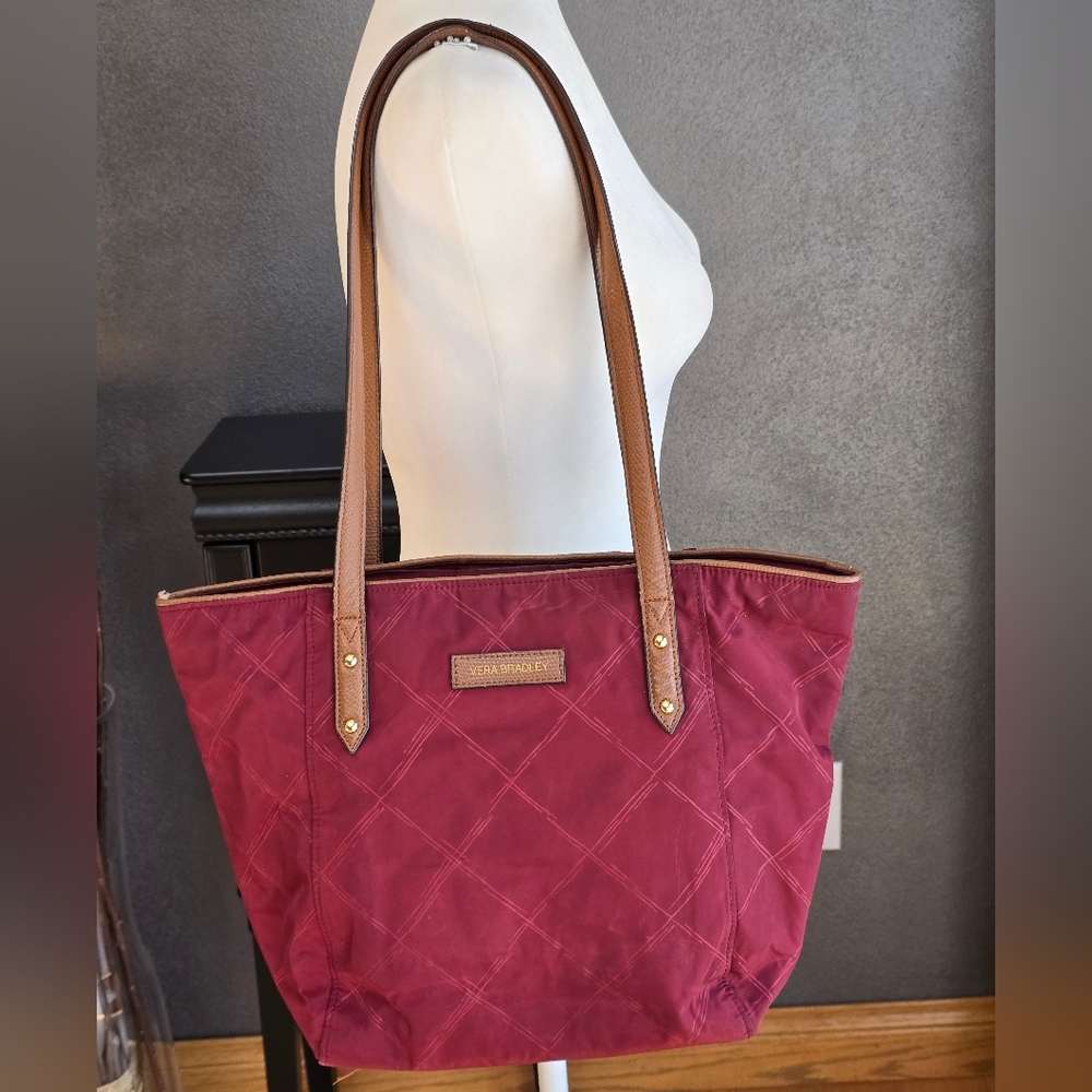 Vera Bradley Burgundy Tote Bag